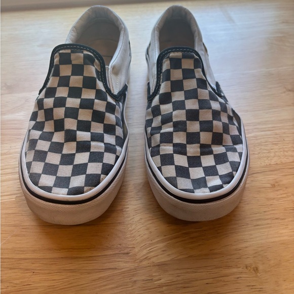Vans Shoes - Vans Black and White Checkerboard Slip-On Sneakers